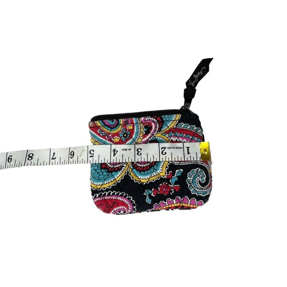 Vera Bradley ZIPPER Travel Set Of 3 Black Parisian Paisley Pattern - Picture 7 of 10